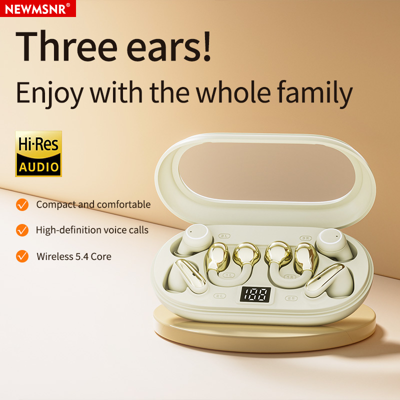 Sleep Mask Headphones Bluetooth - 3 in 1 In-Ear Ear-Clip Semi-In-Ear