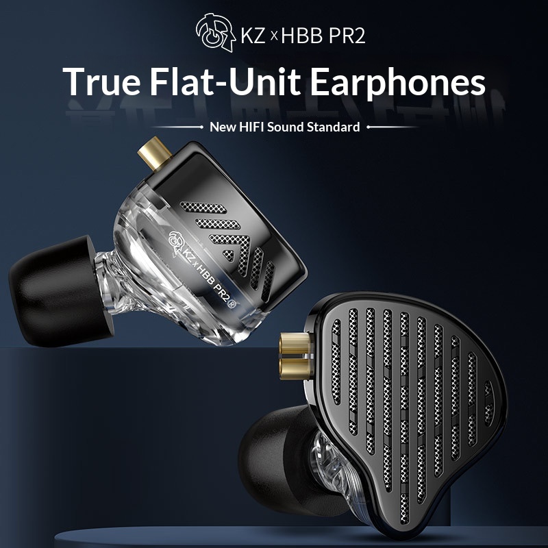 Planar Magnetic Iem Earphones - In Stock Kz‑Pr2 Planar Magnetic Iem