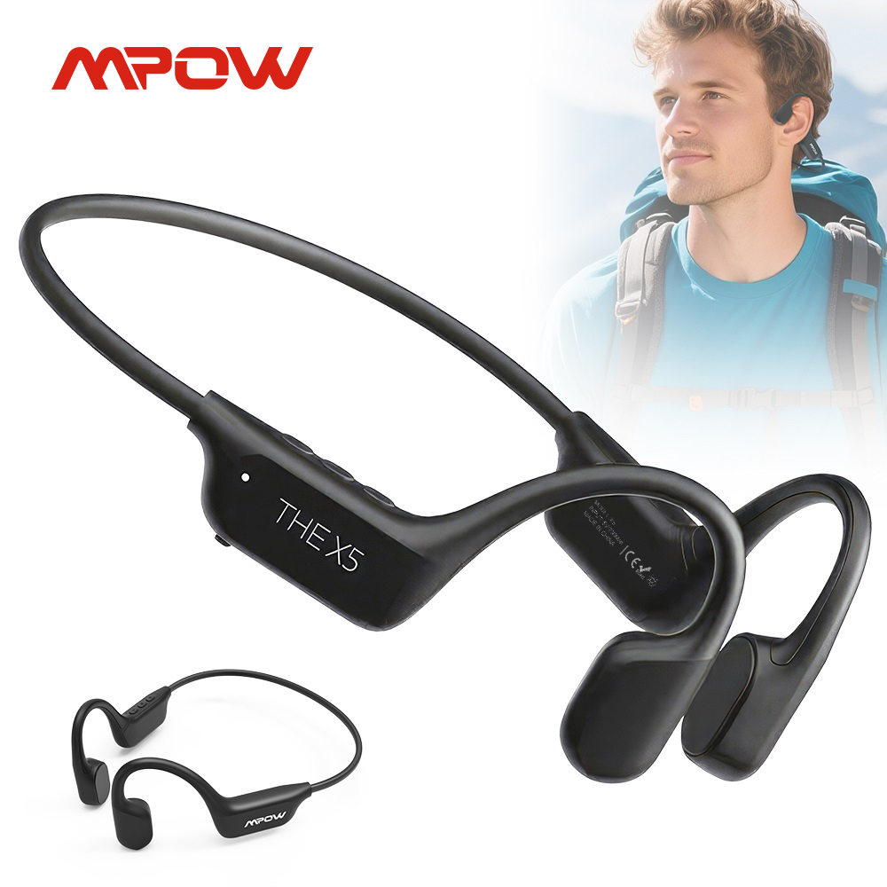Mpow X5 Bone Conduction Headph - đánh giá và giá Bone Conduction Running Headphones