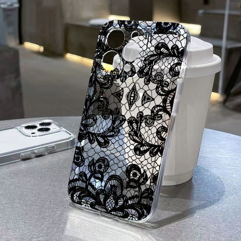 Trendy Black Lace Flower Patte - đánh giá và giá Tablets