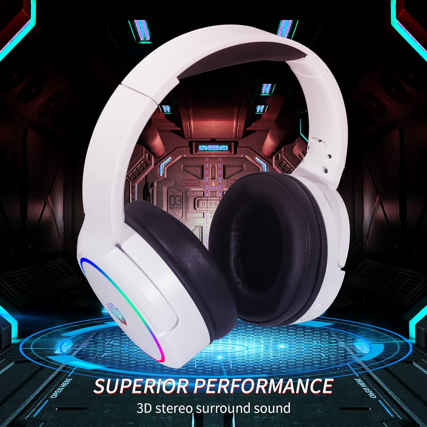 HUO JI 2.4G/Bluetooth Wireless - đánh giá và giá Gaming Headset With Mic Rgb