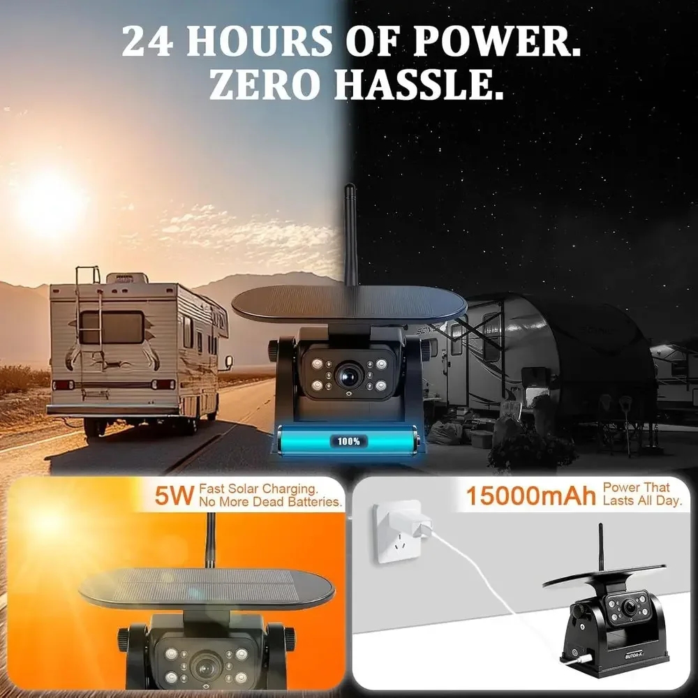 X5 Magnetic Solar Wireless Bac - đánh giá và giá Cameras
