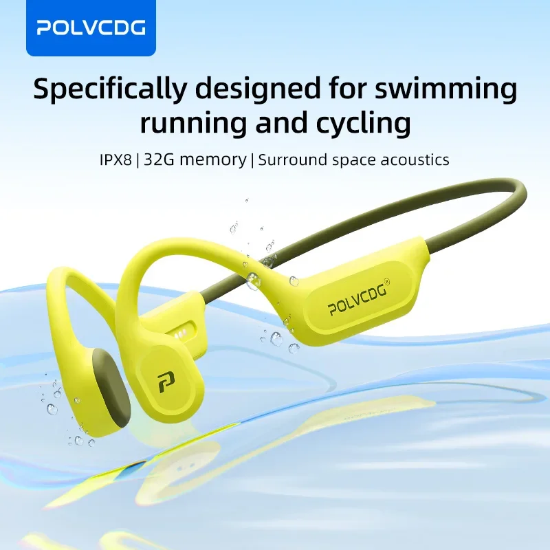 POLVCDG X9 Bone Conduction Swi - đánh giá và giá Bone Conduction Running Headphones