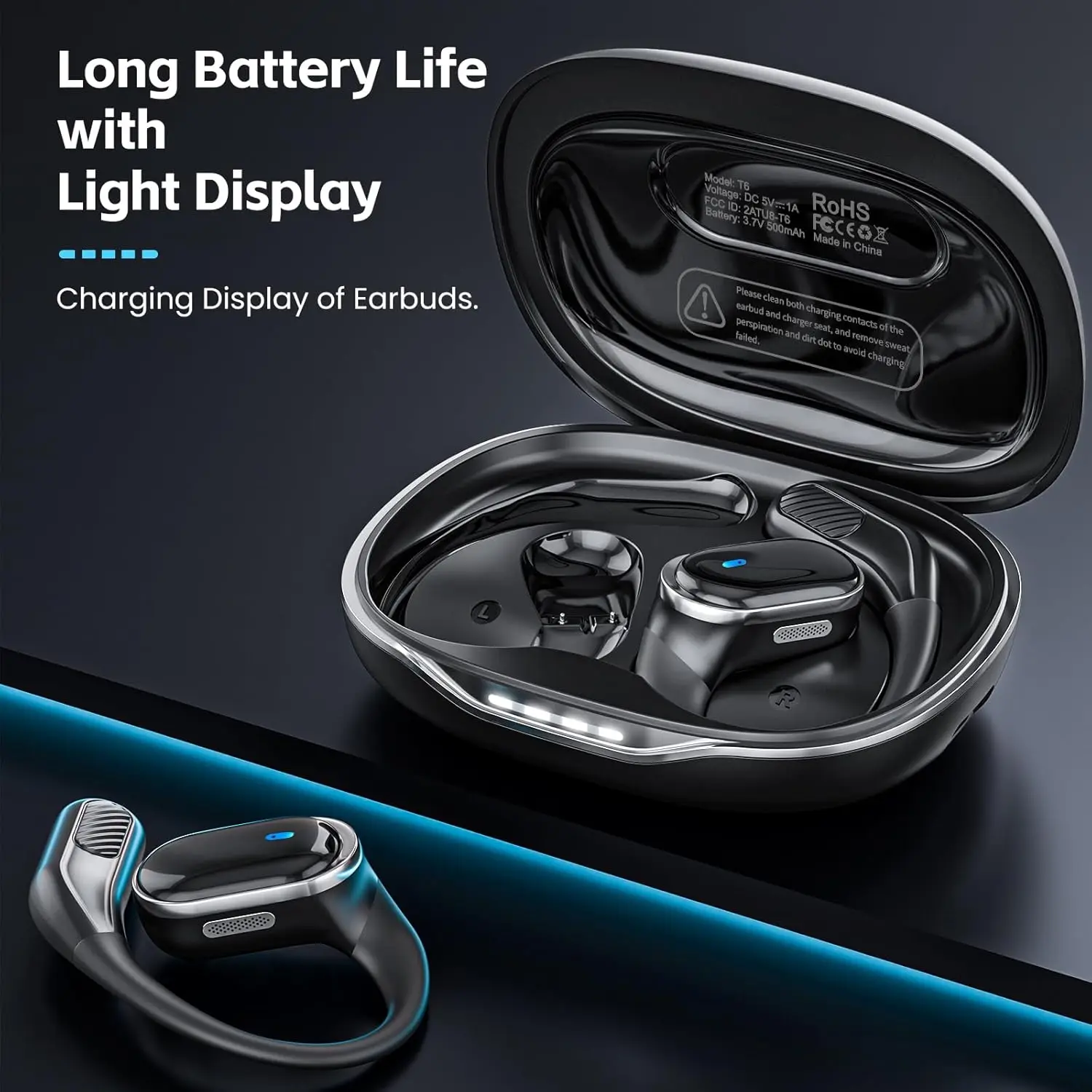 Bluetooth Tai Nghe Không Dây C - đánh giá và giá Open Ear Air Conduction Headphones